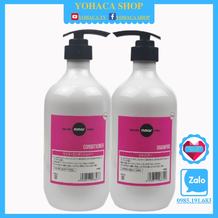 Dầu gội xả Mmar Salon Only 800ml |Giảm rụng tóc , Kích mọc tóc, Phục hồi tóc khô xơ 800ml