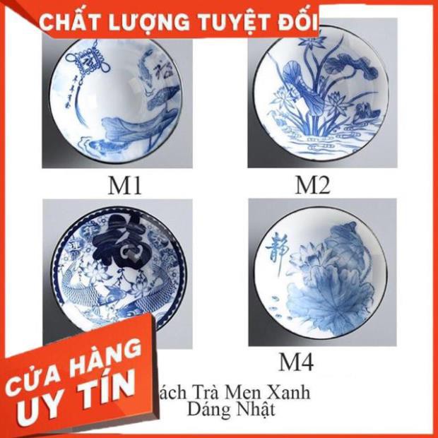 Giá hủy diệt -  Chén Trà Gốm Sứ Bát Tràng Phong Cách Nhật Bản Họa Tiết Vẽ Tay