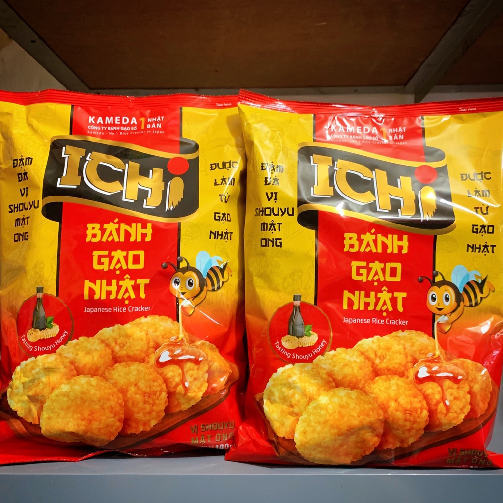Bánh Gạo Nhật Ichi Vị Shouyu Mật Ong Gói 100g/180g