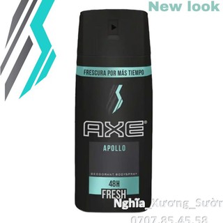 Xịt Axe UK 150ml cho nam Apollo hương tươi mát giữ mùi suốt 24h