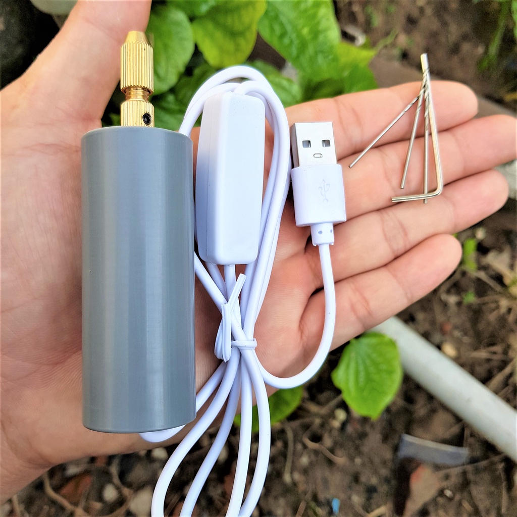 Bộ Máy Khoan Điện Cầm Tay Mini 5v Cắm Usb Chuyên Dụng Làm Đồ Trang Sức