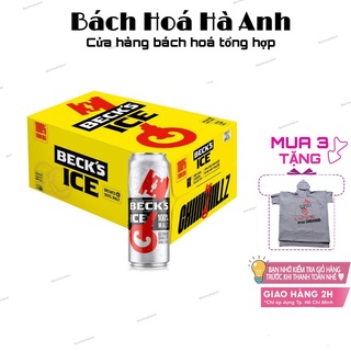 Bia beck's ice 330ml - 24 lon