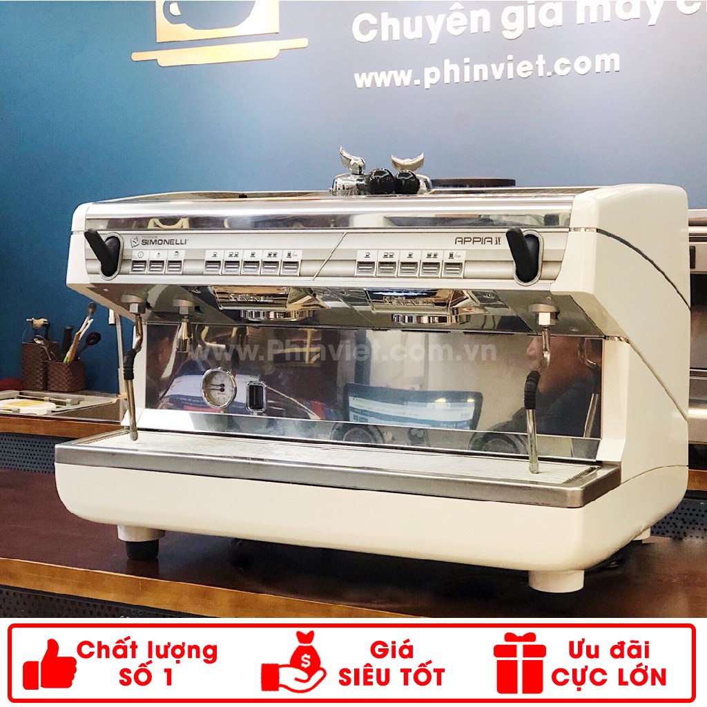 Máy pha cà phê cao cấp giá tốt cho quán Nuova Simonelli Appia 2 group