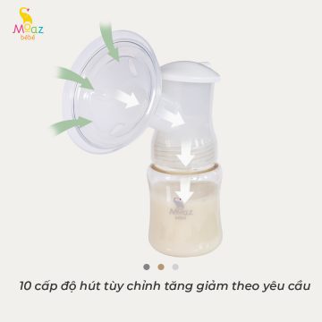 MÁY HÚT SỮA ĐIỆN ĐÔI MOAZ BÉBÉ MB-029 (TẶNG KÈM BALO)