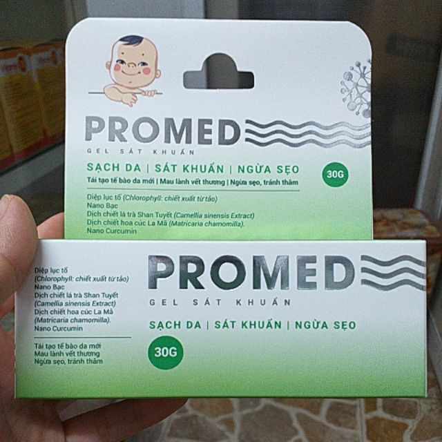 Gel sát khuẩn da, ngừa sẹo an toàn cho bé Promed