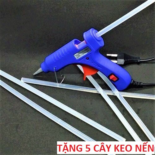 [Tặng 5 cây keo] Súng Bắn Keo Nến 20W Có Công Tắc