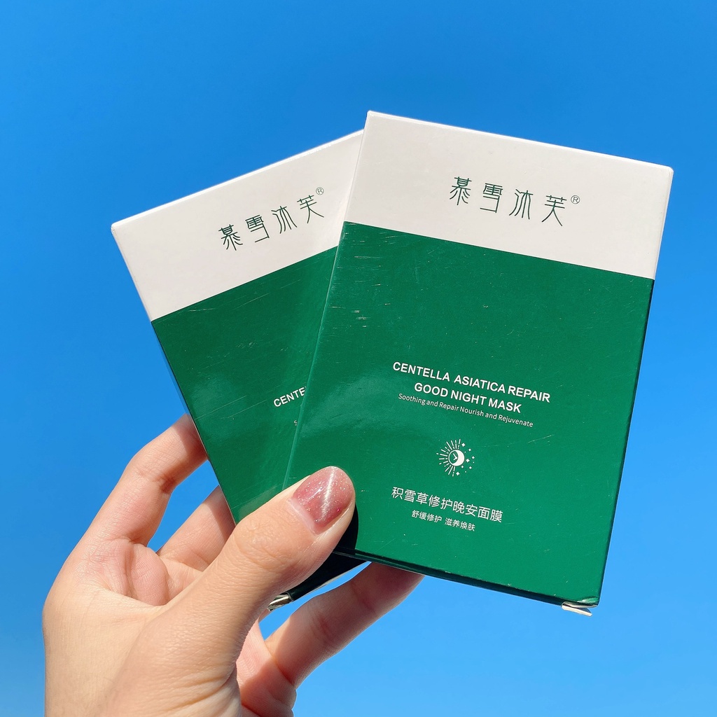 Mặt Nạ Ngủ Centella Asiatica Cấp Collagen Dưỡng Ẩm Làm Trắng Da Hiệu Quả Cao