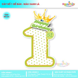 Cây số 1 để bàn