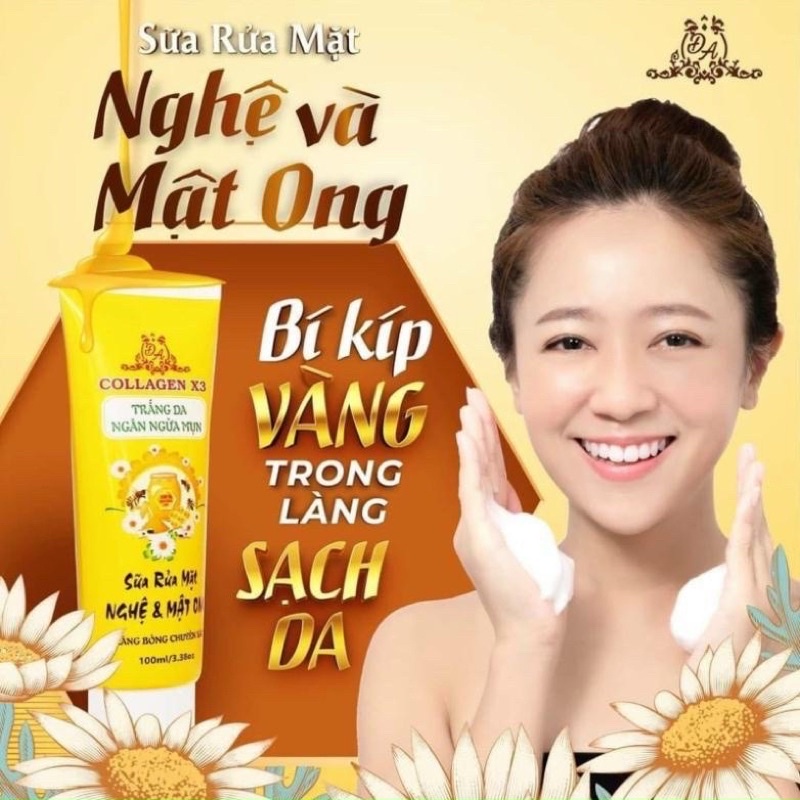 Combo Kem Face +Serum +Sữa rửa mặt Collagen X3 200ml,dưỡng trắng da mặt.