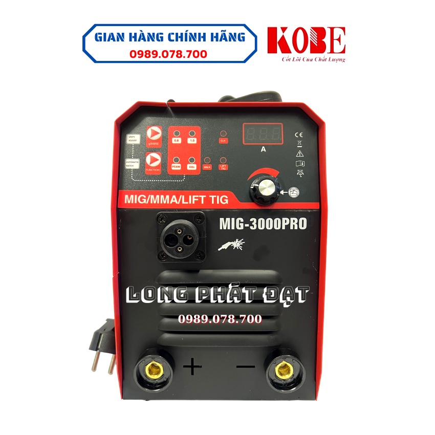 Máy Hàn Mig 5 Chức Năng MiNi KOBE MIG 3000 PRO - CUỘN DÂY 1KG - 5KG - Dây Mig RỜI 3M