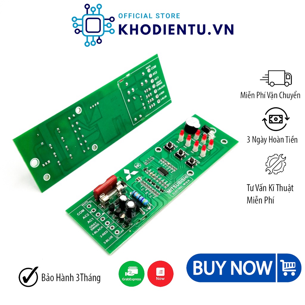 Mạch Quạt Từ Xa Mitsubishi W18-R W16-RV Mạch Điều Khiển Quạt W18R Mạch Quạt Mitsubishi W16RV