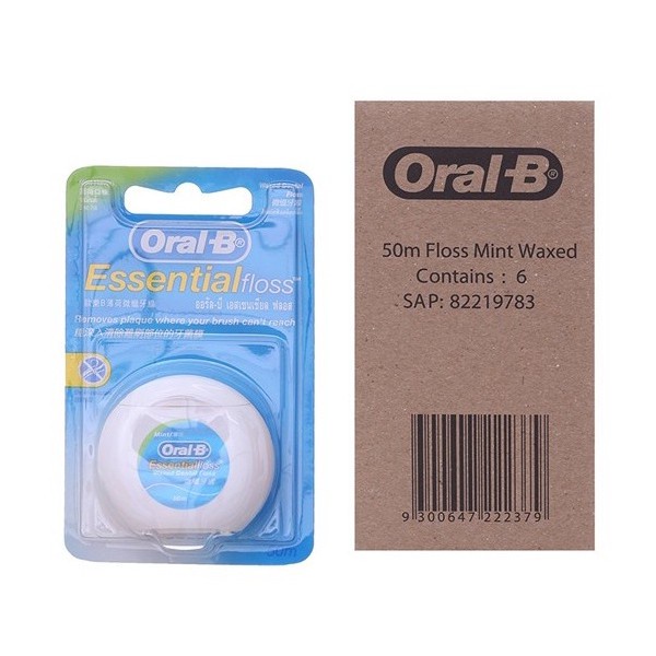 Chỉ nha khoa ORAL-B - Esential‪ Floss Waxed Dental Floss​ 50m
