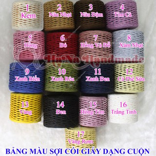 Sợi Cói Giấy Dạng Cuộn (45k/cuộn khoảng 120g)