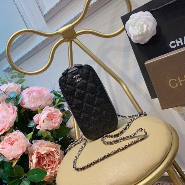 Túi đựng điện thoại sang chảnh trần ô sần fullbox