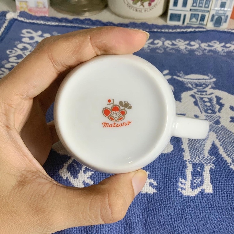 Ly sứ cô gái vintage matsuno - gốm sứ hoạt hình dễ thương phong cách Nhật bản