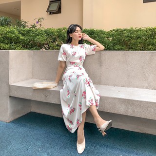 UP2 workshop - Đầm hoa tay phồng Ranunculus dáng suông