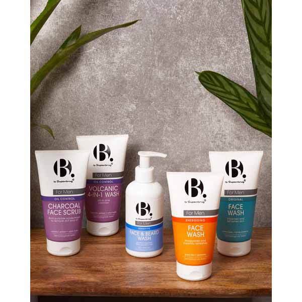 [TOP 1 SHOPEE] Sữa rửa mặt dành cho nam B.Men Oil Control Volcanic 4 In 1 Wash 150ml (Bill Anh)