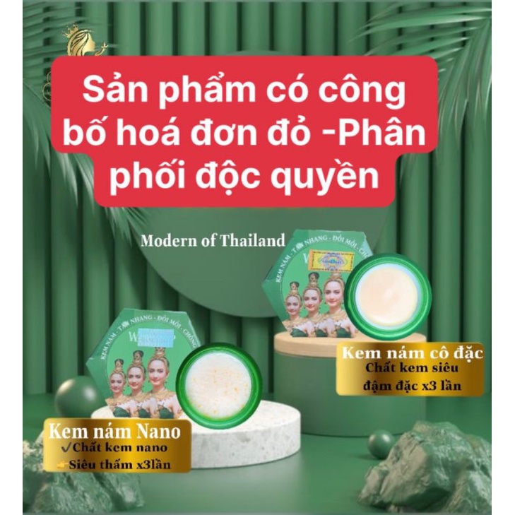 kem nám nano lục tảo thái lan.sản phẩm độc quyền chỉ có ở Shop thế giới mỹ phẩm