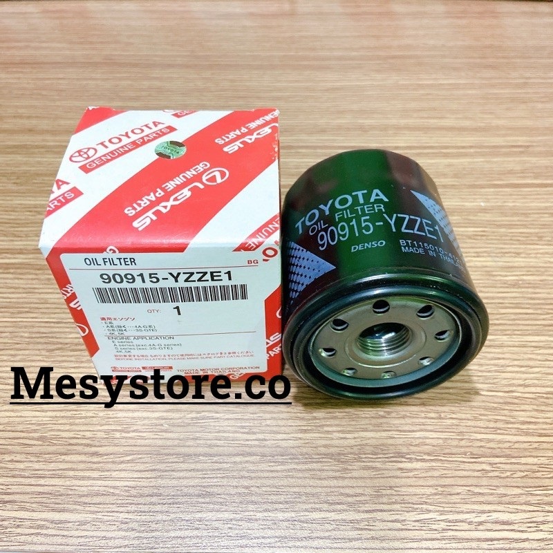 Lọc nhớt, lọc dầu động cơ xe ToyotaCamry/Vios/Rush/Wigo/Yaris/Altis Mã 90915YZZE1 [Mesystore.co]