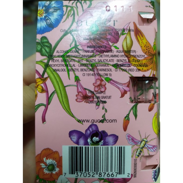 Vial nước hoa Nữ Tính Cuốn Hút Gucci Flora EDT Mẫu thử 1,5ml