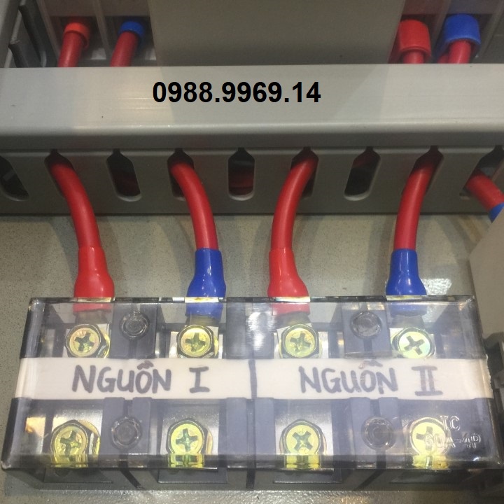 Tủ đảo nguồn 2 công tơ 15 ngày 1 công tơ có bảo vệ quá áp thấp áp