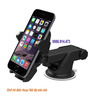 Giá đỡ điện thoại trên xe ôtô 360 độ cao cấp