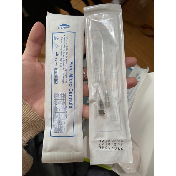 COMBO 10 kim canula 23G hoặc 25G hoặc 27G