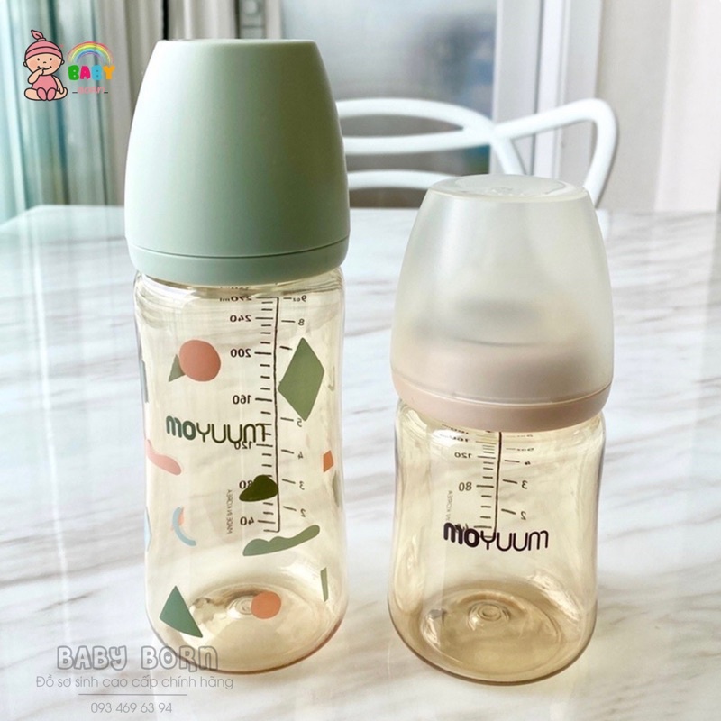 Bình sữa Moyuum 270ml/ 170ml PPSU chuẩn nội địa Hàn