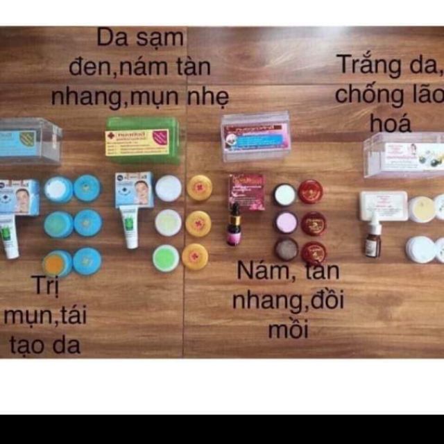 Kem trắng da nám mụn