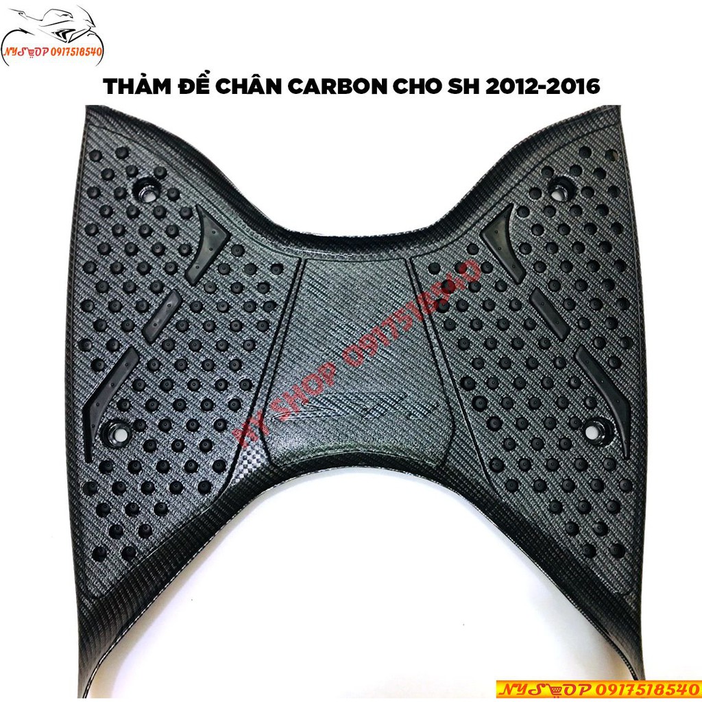 Thảm để chân SH 2012-2016 và 2017 sơn carbon