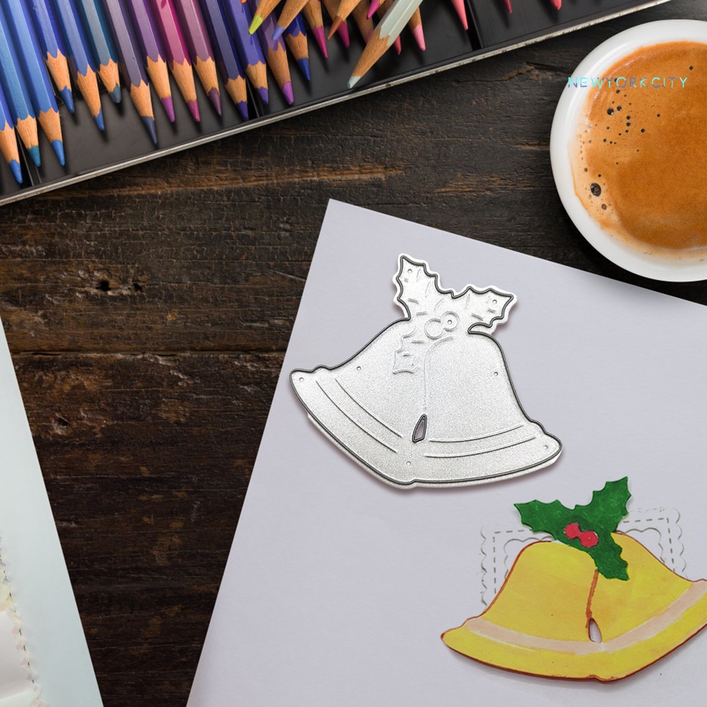 Ny-đồ Thủ Công Cắt Hai Chuông Nhỏ Dễ Sử Dụng Bằng Thép Carbon Làm Quà Giáng Sinh Cho Trẻ Em