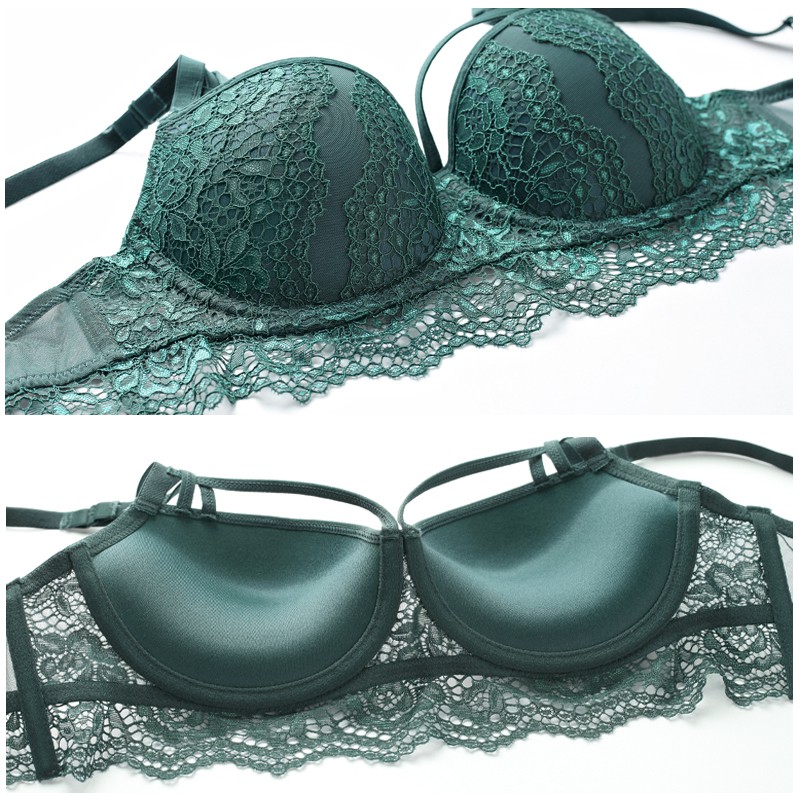 Bộ Đồ Lót Varsbaby V426 Phối Ren Nâng Ngực Phong Cách Gợi Cảm Cho Nữ