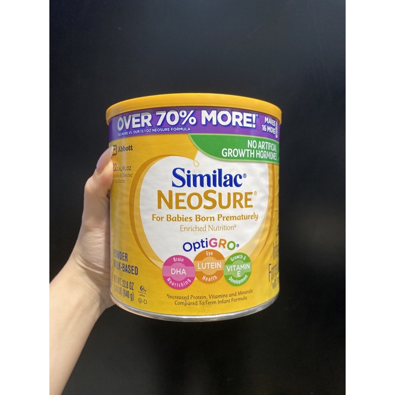 SỮA SIMILAC NEOSURE 646g