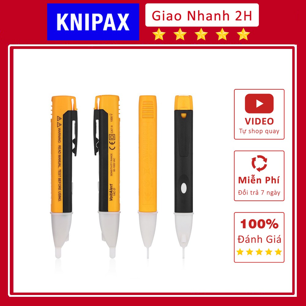 Bút thử điện cảm ứng - Có đèn pin soi sáng -K1747