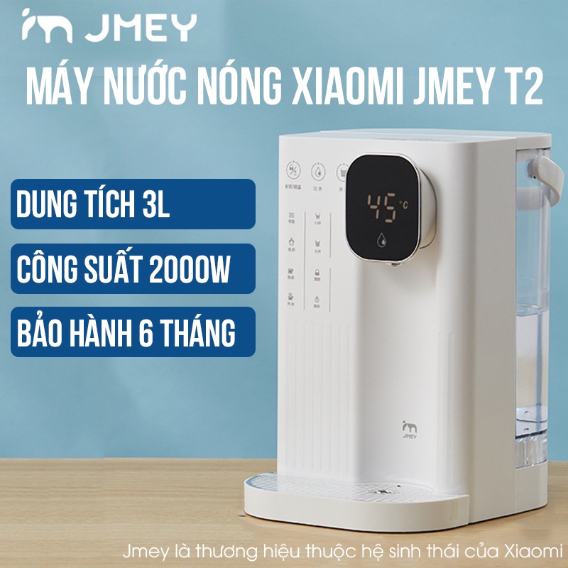 Máy làm nước nóng Xiaomi Jmey T2 Bình thủy đun nước nóng để bàn làm nóng tức thì điều chỉnh nhiệt độ thông minh