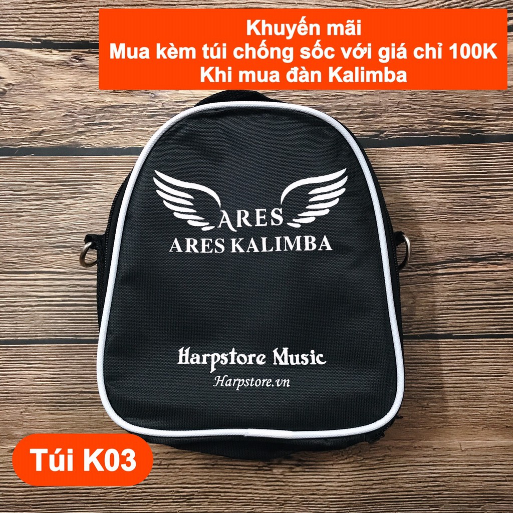 [SUPER SALE] Đàn Kalimba ARES nhập khẩu cực đẹp (Kèm dây treo Kalimba cực đẹp)