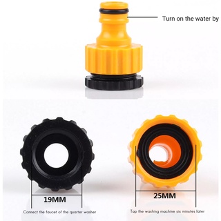Đầu nối tại khoá nước 20 - 25 mm ra ống phi 16 , đầu cút khớp nối nhanh ống nước 2 trong 1