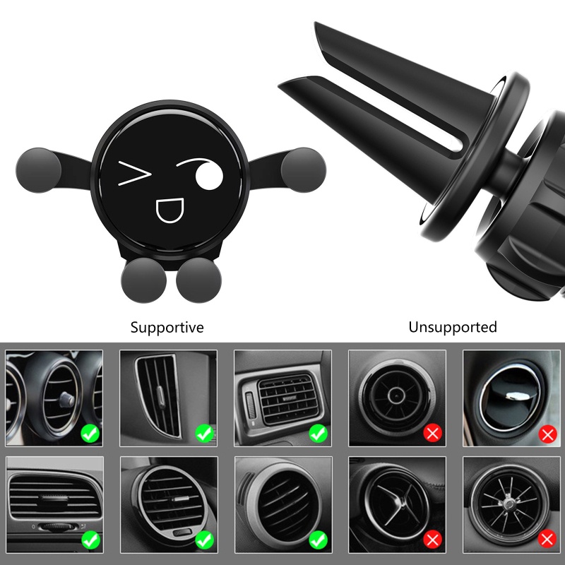 Giá Đỡ Điện Thoại Gắn Lỗ Thông Gió Xe Hơi Tiện Dụng