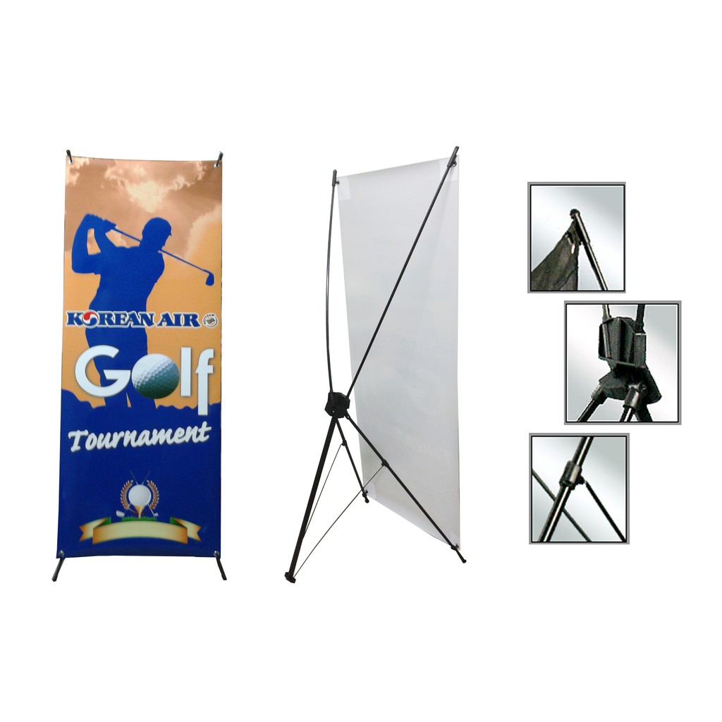 Chân chữ X standee 60*160cm