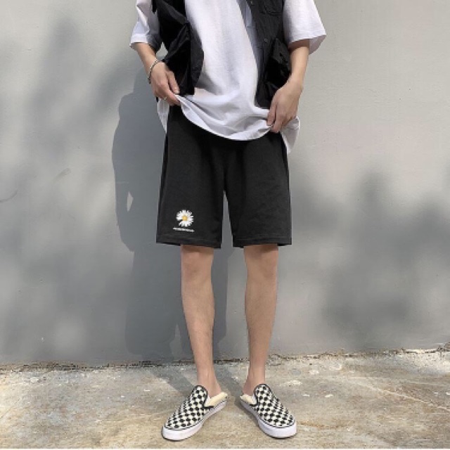 [FREESHIP+ẢNH THẬT] quần soóc thể thao hoa cúc daisy unisex siêu hot - SP3 | BigBuy360 - bigbuy360.vn
