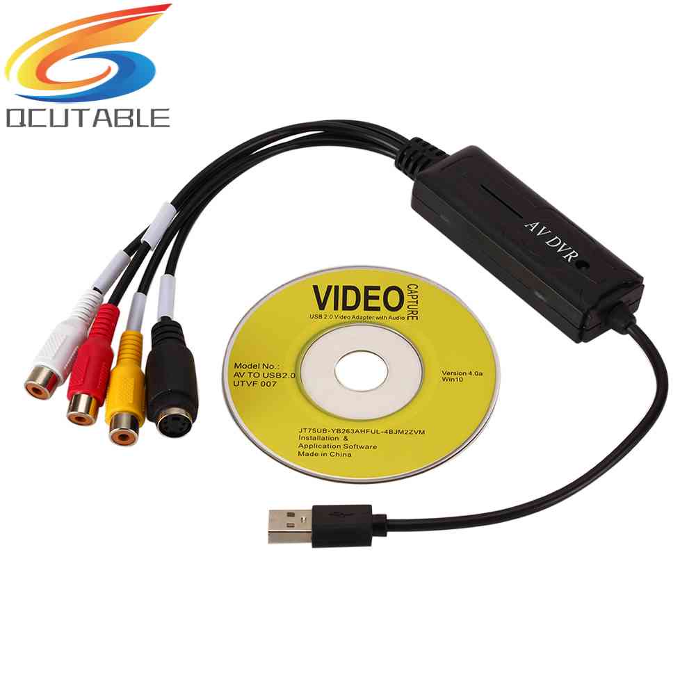 Bộ ChuyểN ĐổI USB 2.0 AV S RCA Cho DV / Hi8 / VHS TV DVD
