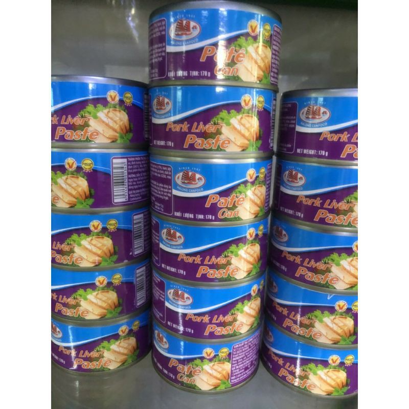 Hộp Pate Gan Hạ Long 150gram/170gram _Đồ Hộp Hạ Long