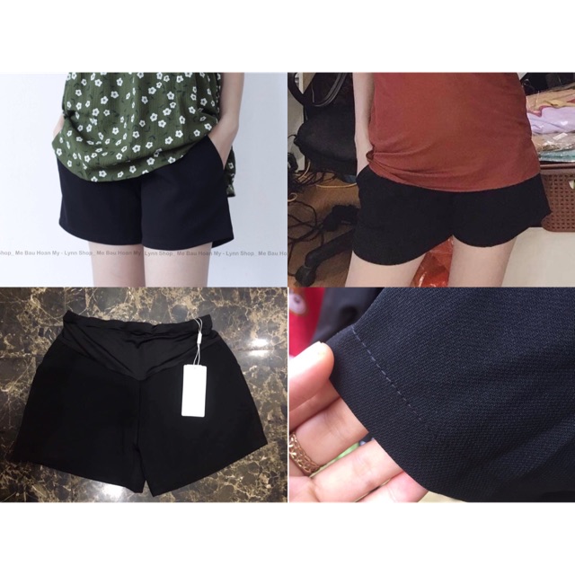 Quần Sooc bầu Vải đủ size 45-90kg