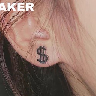 Khuyên tai hình biểu tượng đô la phong cách cá tính trẻ trung năng động