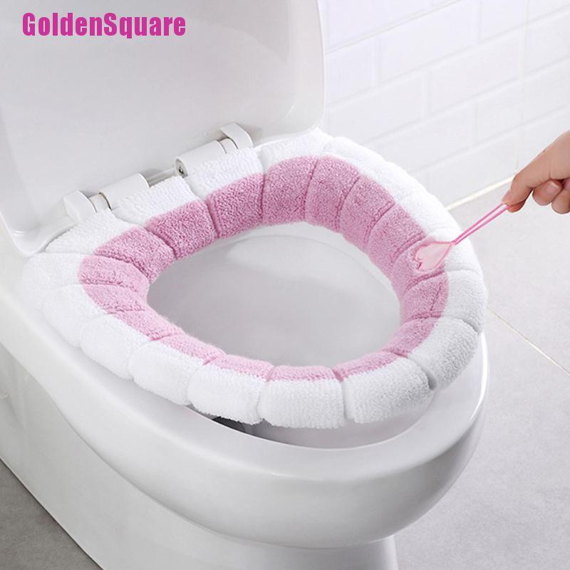 Vỏ Bọc Bệ Ngồi Toilet Giữ Ấm Mùa Đông Giặt Được Tiện Lợi