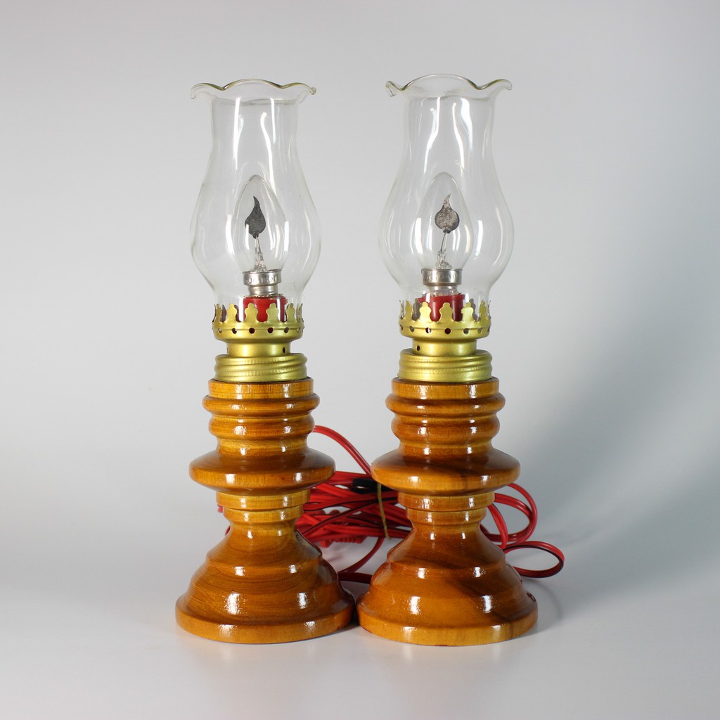 2 CÂY ĐÈN DẦU ĐIỆN (20CM)