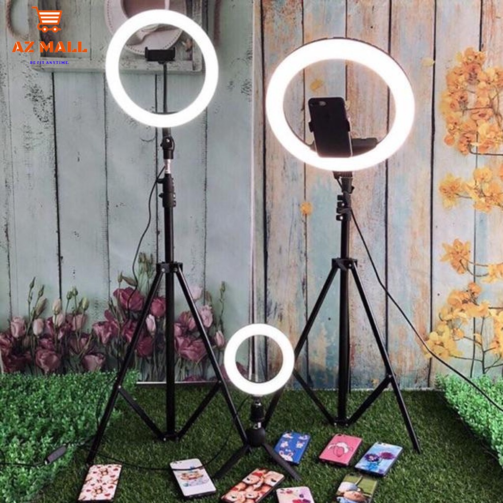 (Rẻ vô địch) Full bộ Đèn Livestream  một kẹp điện thoại Size 26 cm | BigBuy360 - bigbuy360.vn