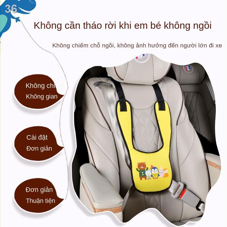 TBộ điều chỉnh dây an toàn cho trẻ em trên ô tô chống đột quỵ cổ che vai ghế bé dễ dàng và xách tay Giá đỡ