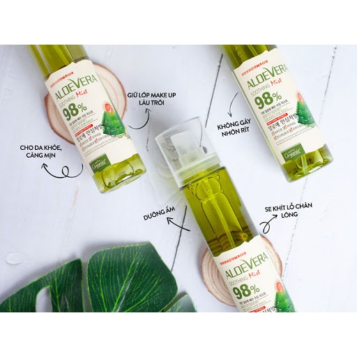 Xịt Khoáng Aloe Vera 98%