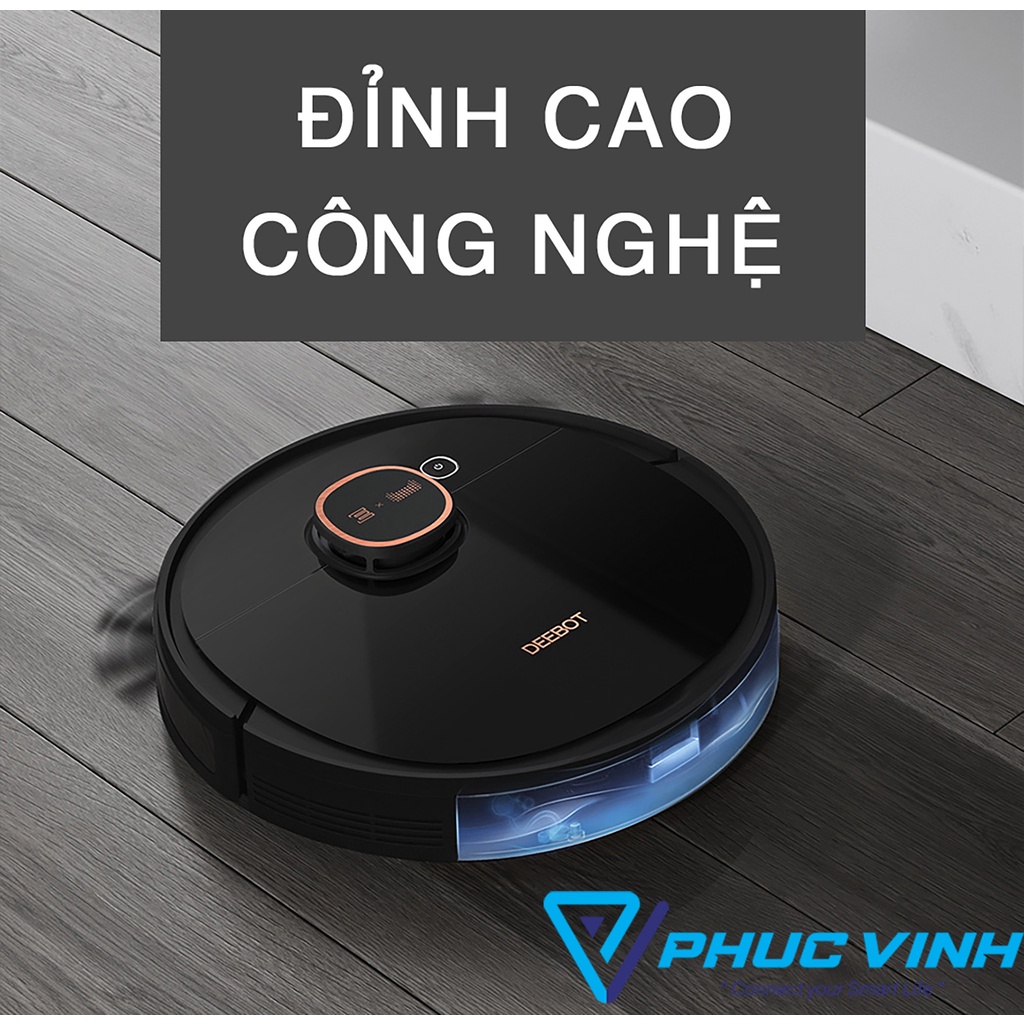 NEW ROBOT hút bụi lau nhà ECOVACS DEEBOT T5 MAX(DX65) ,Lực hút mạnh, App Tiếng Việt, hàng chính hãng , bảo hành 5 sao